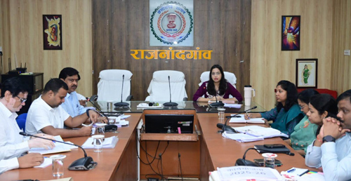 जिला पंचायत सीईओ सुश्री सुरूचि सिंह ने ली साप्ताहिक समय-सीमा की बैठक