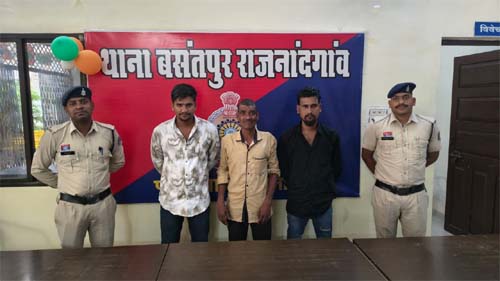 मोहल्ले में हुड़दंग मचाने वाले तीन आरोपी जेल भेजे गए