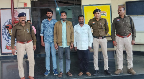 दिगर राज्य से अवैध रूप से छत्तीसगढ़ में धान खपाने के मामले में 3 आरोपी गिरफ्तार