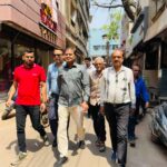 महापौर ने ठेठवार पारा में नाली निर्माण का किया स्थल निरीक्षण