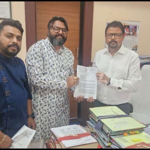 अजीत जोगी युवा मोर्चा प्रदेश कार्यकारी अध्यक्ष शमसुल आलम ने मंत्रालय में स्वास्थ्य व प्रशासनिक समस्याओं पर रखी आपत्ति