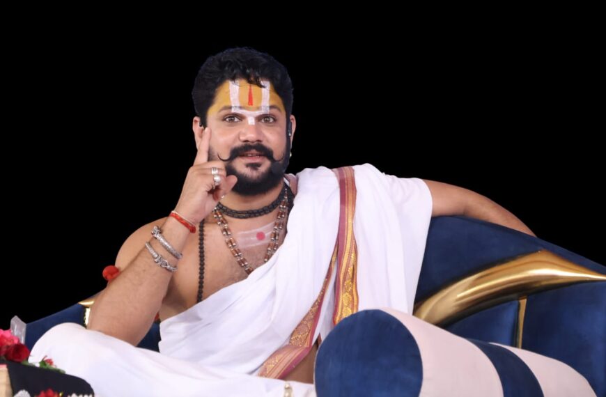 तुमड़ीबोड लोक मंडई में राष्ट्रीय कथावाचक आचार्य रामानुज युवराज पांडेय&hellip;