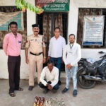 6.120 बल्क लीटर देशी मदिरा जप्त, आरोपी गिरफ्तार