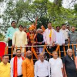 महापौर मधुसूदन यादव ने रानी अवंती बाई की प्रतिमा पर माल्यार्पण कर दी पुष्पांजलि