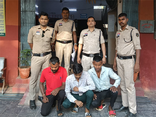 लालबाग पुलिस ने शांति भंग करने वाले तीन व्यक्तियों के खिलाफ कार्यवाही की