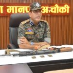 नक्सली कैंप पर पुलिस की दबिश : इंसास राइफल बरामद, सर्चिंग ऑपरेशन में नक्सली घने जंगल का फायदा उठाकर फरार