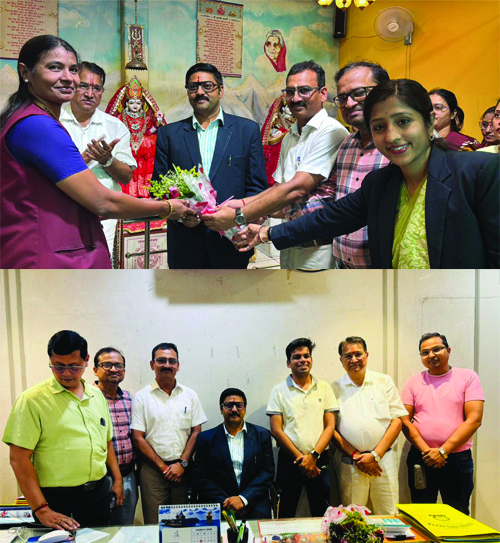 गायत्री विद्यापीठ में नए प्राचार्य अंकित व्यास ने संभाला पदभार