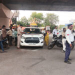 यातायात नियमों का उल्लंघन करने वालों पर कड़ी कार्रवाई, 38,500 रूपये जुर्माना वसूला