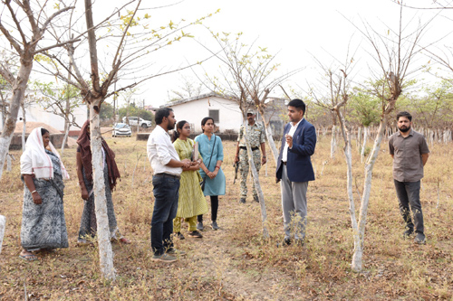 कलेक्टर ने गठुला में टसर परिवर्तन केन्द्र का किया निरीक्षण, सुरक्षा और ग्रामीण आय बढ़ाने दिए निर्देश