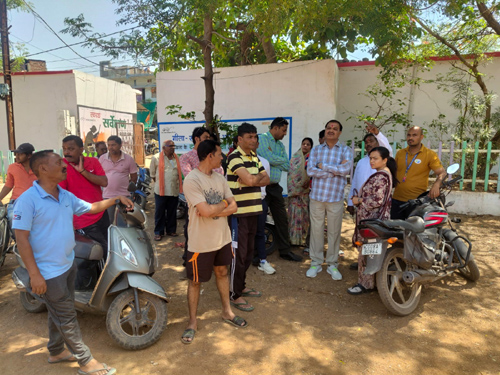 महापौर ने शांति नगर और डबरी तालाब का निरीक्षण किया, सफाई और फेंसिंग के दिए निर्देश