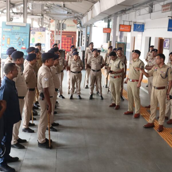 राजनांदगांव रेलवे स्टेशन पर पुलिस, RPF और GRP की संयुक्त मॉक ड्रिल