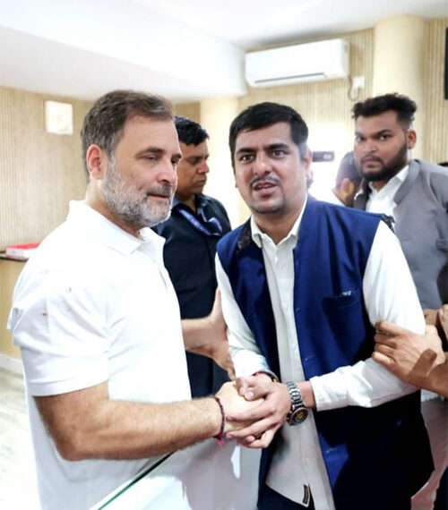नई दिल्ली में राहुल गांधी से मिले विशु अजमानी, जन्मदिन&hellip;