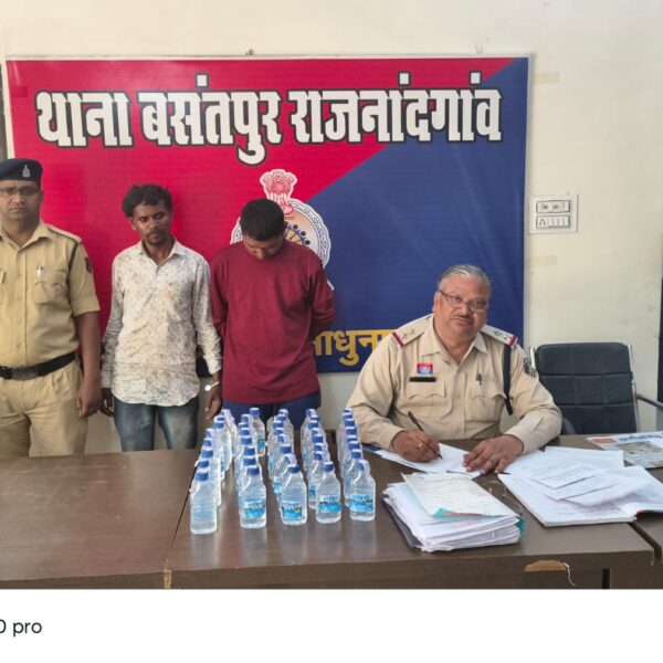 बसंतपुर पुलिस की बड़ी कार्रवाई : दो दिनों में 5 शराब तस्कर गिरफ्तार, 144 पौवा देशी शराब व एक्टिवा जप्त