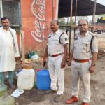 अवैध डीजल भंडारण व बिक्री पर पुलिस की गाज : चिचोला पुलिस और स्पेशल टीम ने ढाबे पर दी दबिश, 610 लीटर डीजल जप्त
