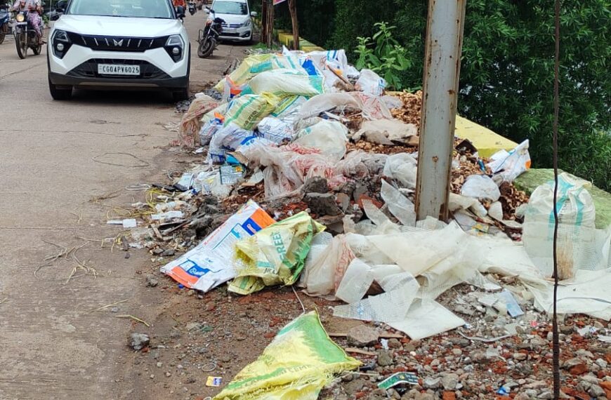 सड़क पर रेत, गिट्टी और मलबा रखने वालों पर कार्रवाई&hellip;