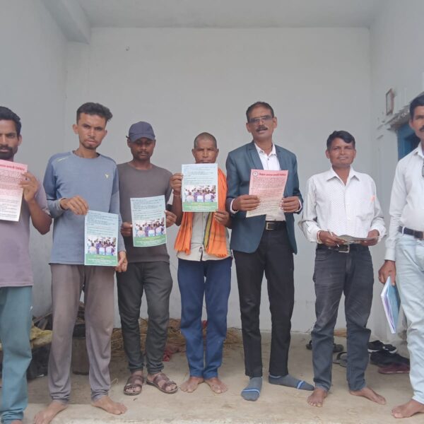 सृष्टि पूजा किसान उत्पादन कंपनी ने ग्राम में आयोजित की किसान बैठक, 100 किसानों ने ली शेयरधारक सदस्यता