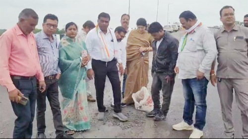 लोकार्पण से पहले ही धंसा 22 करोड़ का बरगा ओवरब्रिज : विपिन यादव