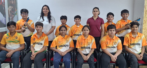 सर्वग्य राव शूटिंग अकादमी राजनांदगाव के खिलाड़ी राज्य स्तरीय शूटिंग&hellip;