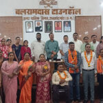 महापौर की मौजूदगी में नवनियुक्त नामांकित पार्षदों का निगम में भव्य स्वागत