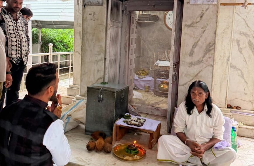 गिरौदपुरी गादी के समक्ष शीश नवा, पूजापाठ कर तोमर ने&hellip;