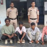 चाकूबाजी करने वाले 4 शातिर आरोपी 2 घंटे में गिरफ्तार, चिखली पुलिस ने भेजा जेल