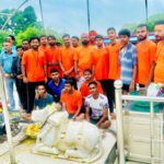नशा मुक्ति और फिटनेस का संदेश लेकर 30 किमी दौड़े डाक बम, ग्राम छिपा लोधेश्वर महादेव में हुआ भव्य स्वागत