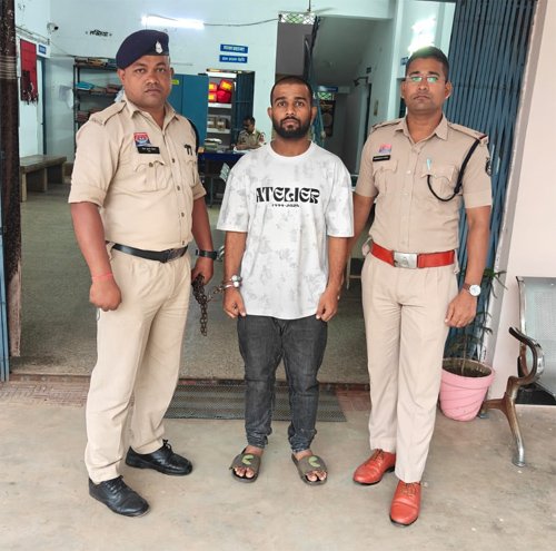 अवैध शराब के साथ आरोपी गिरफ्तार, 10 पाव देशी प्लेन&hellip;
