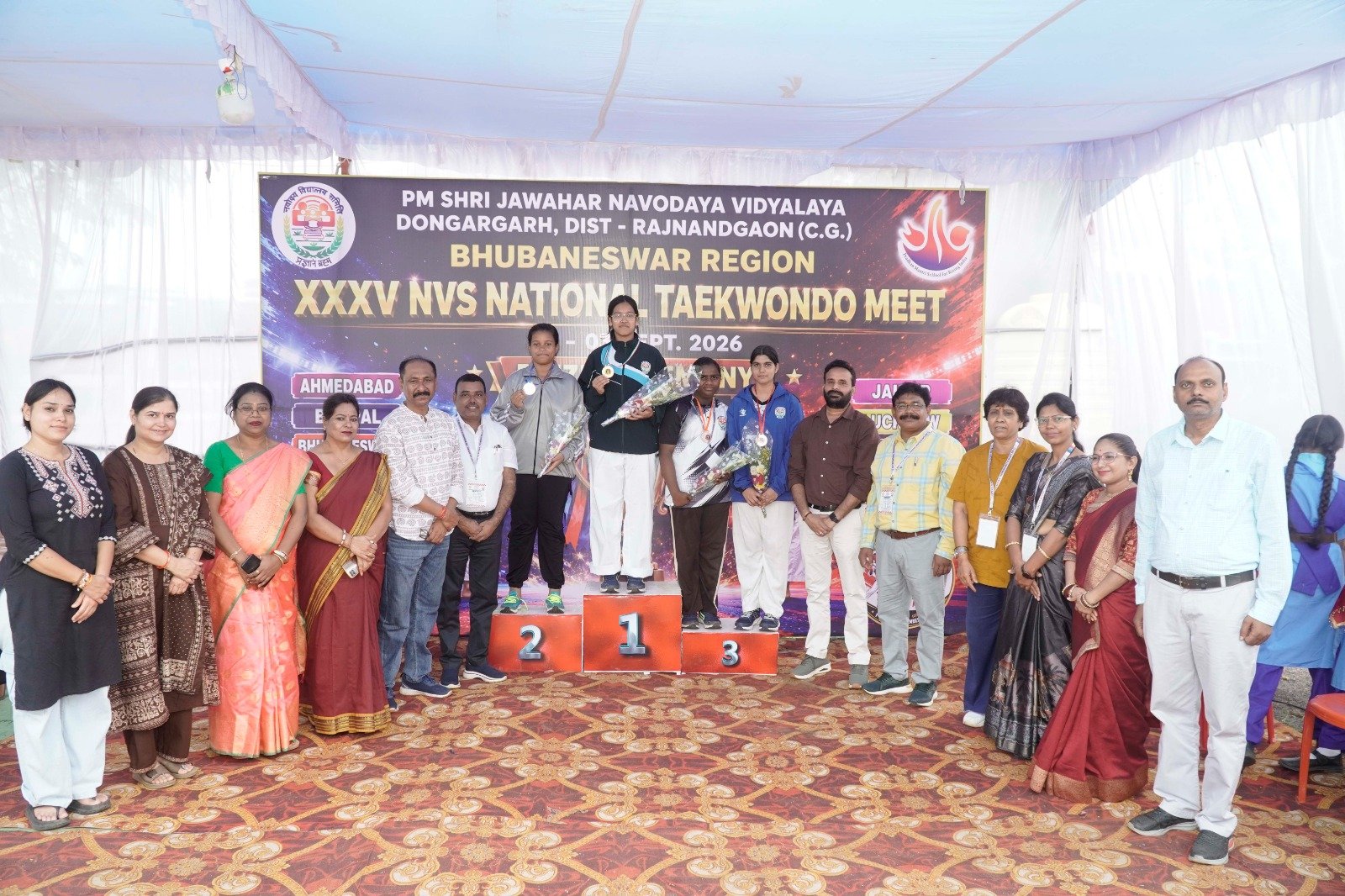 राष्ट्रीय ताइक्वांडो मीट में जयपुर संभाग ने जीती ओवरऑल चैंपियनशिप