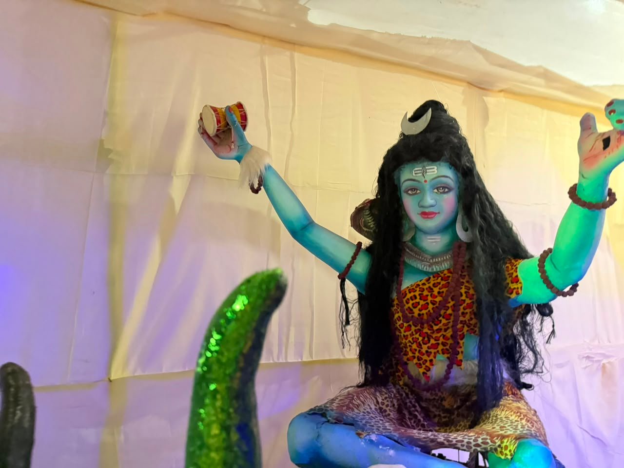 गणपति बप्पा के जयकारों से गूंजा राजनांदगांव, श्री सेवा समिति की स्थल झांकी बनी आकर्षण का केंद्र