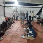 नगर निगम के सेवा पंडाल में पदयात्रियों की उमड़ी भीड़, 24 घंटे मिल रहीं भोजन व स्वास्थ्य सुविधाएं