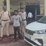 होटल संचालक से रंगदारी व तोड़फोड़ करने वाला फरार आरोपी गिरफ्तार, जेल भेजा गया