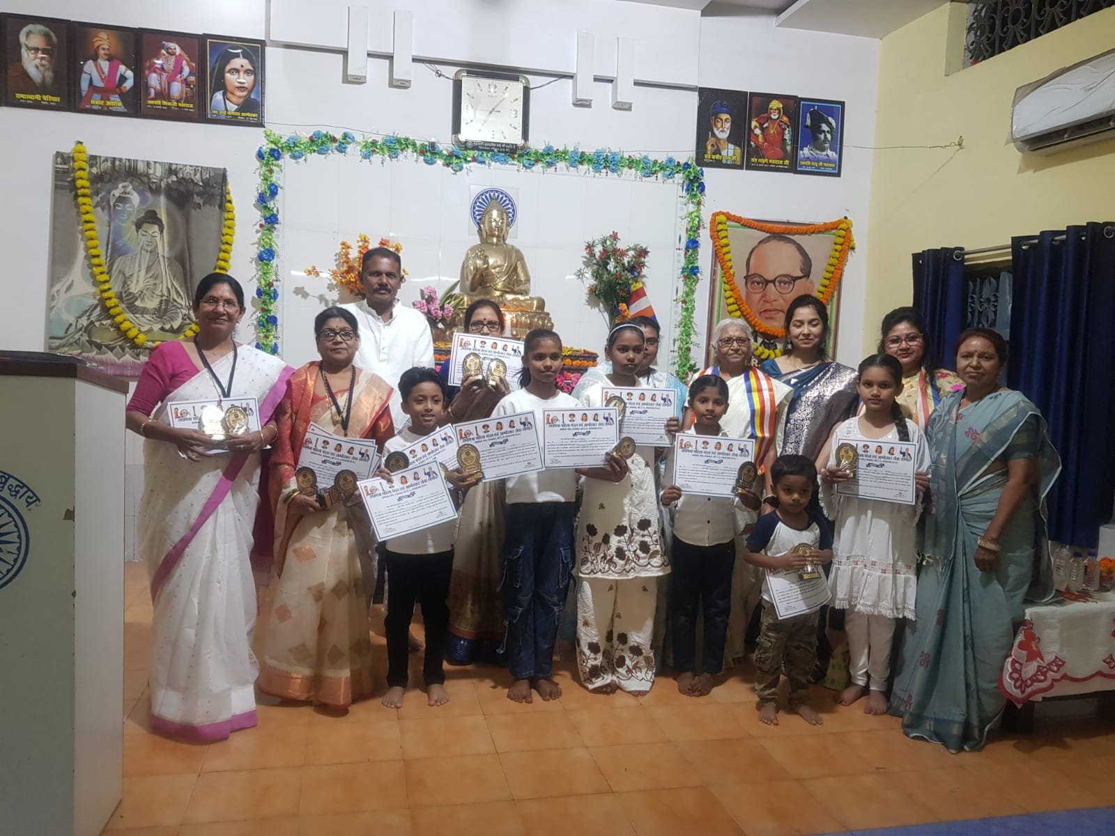 70 वॉ धम्म चक्क अनुवर्तन दिवस भरकापारा आम्बेडकर सांस्कृतिक भवन में मनाया गया